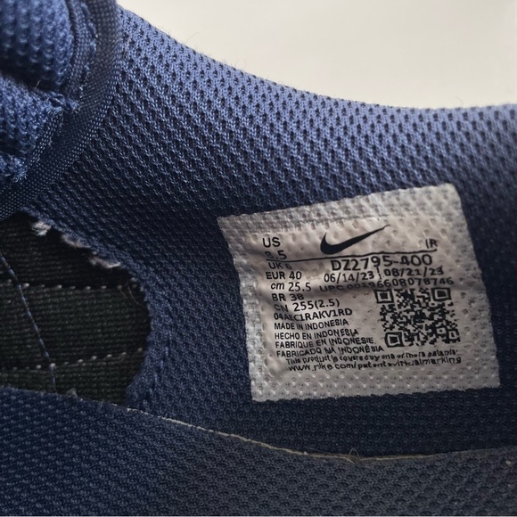 Nike Women's Midnight Navy Blue White Cortez Sneakers DZ2795-400 Size 8.5 - Picture 9 of 9